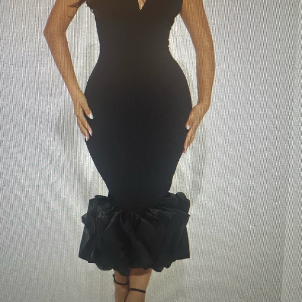 Fashion Nova Black Maxi Skirt